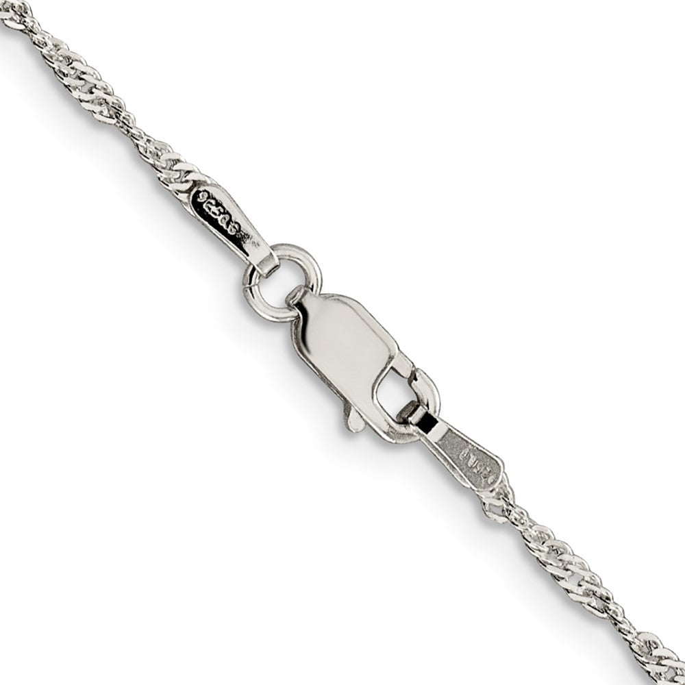 Sterlingsilber 1.75mm Singapurkette Halskette