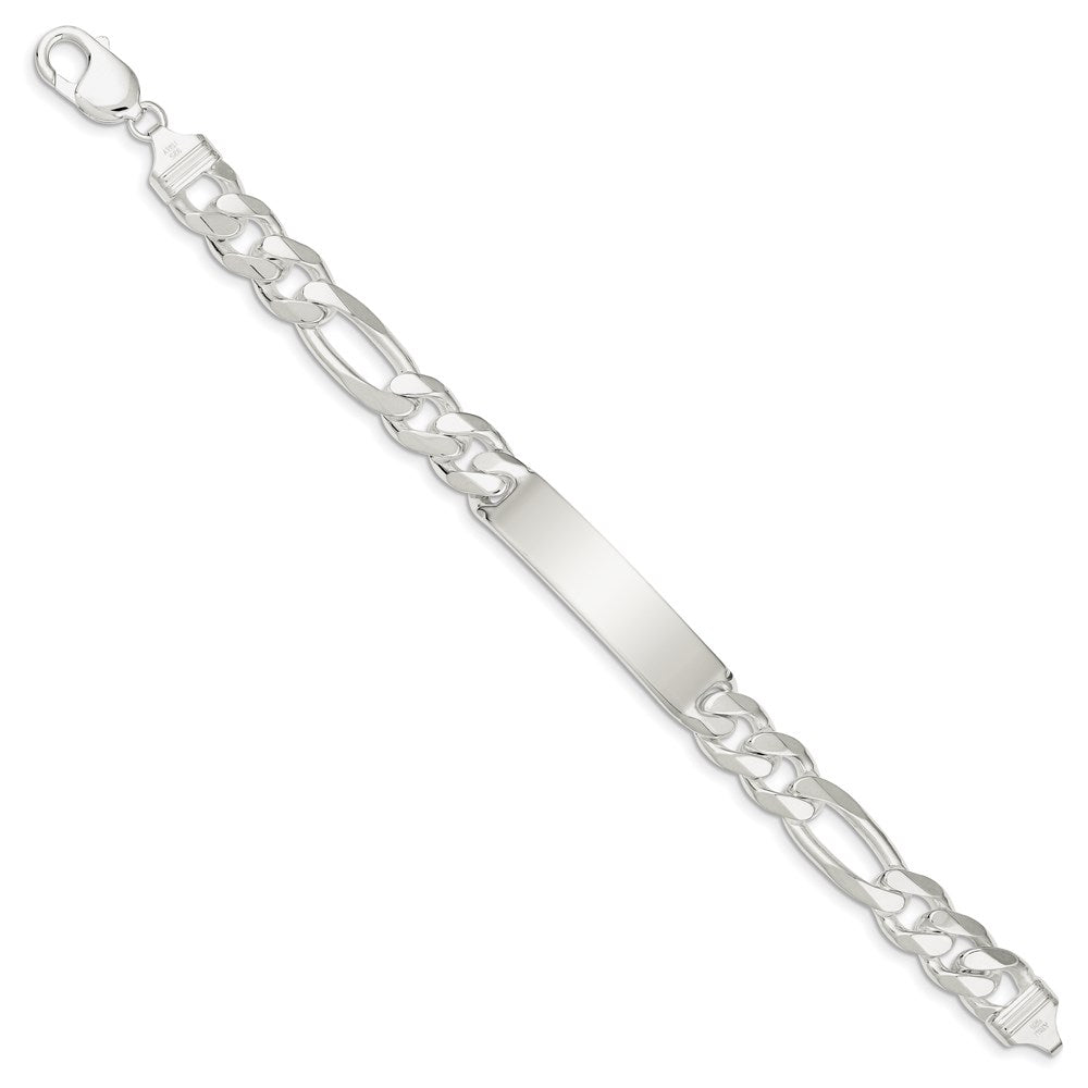 8 Zoll Sterlingsilber Figaro Glieder Id Armband