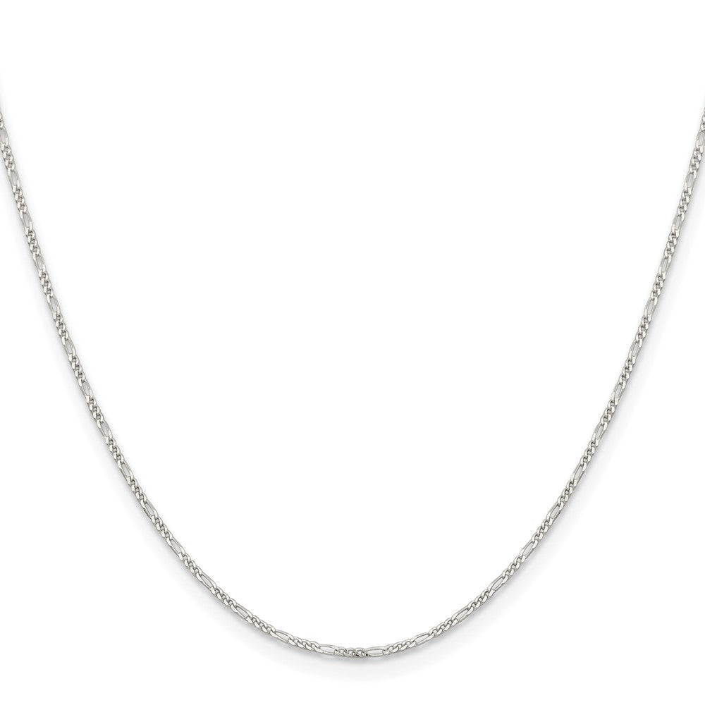Sterlingsilber 1.2mm Figaro Halskette