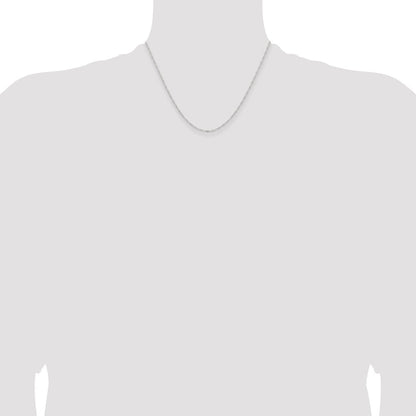 Sterlingsilber 1.2mm Figaro Halskette