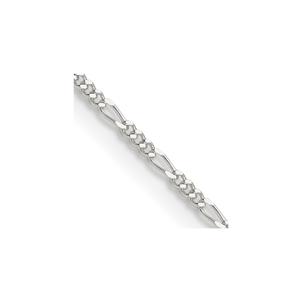 Sterlingsilber 1.2mm Figaro Halskette