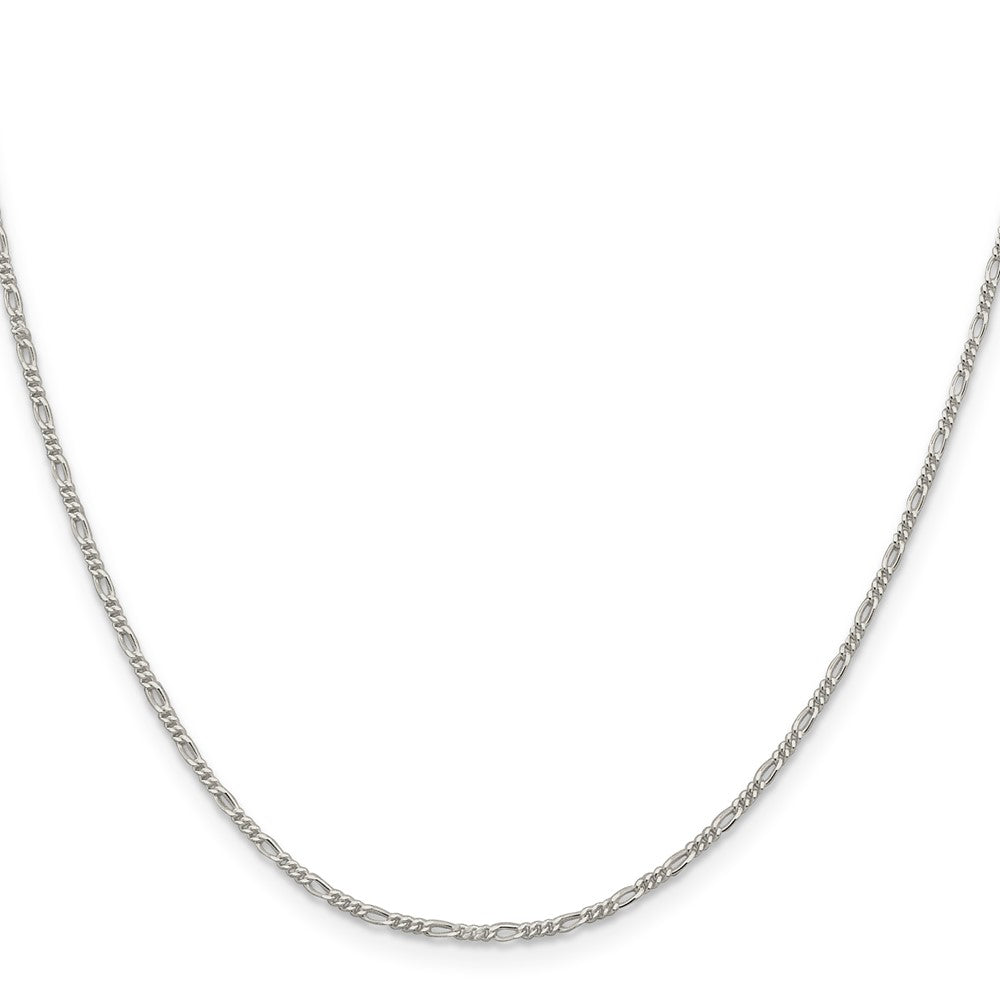 Sterlingsilber 1.4mm Figaro Halskette