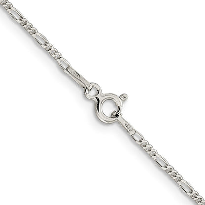 Sterlingsilber 1.4mm Figaro Halskette