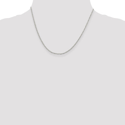 Sterlingsilber 1.4mm Figaro Halskette
