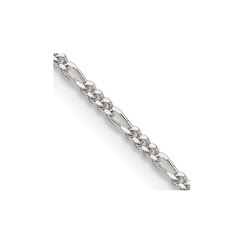 Sterlingsilber 1.4mm Figaro Halskette