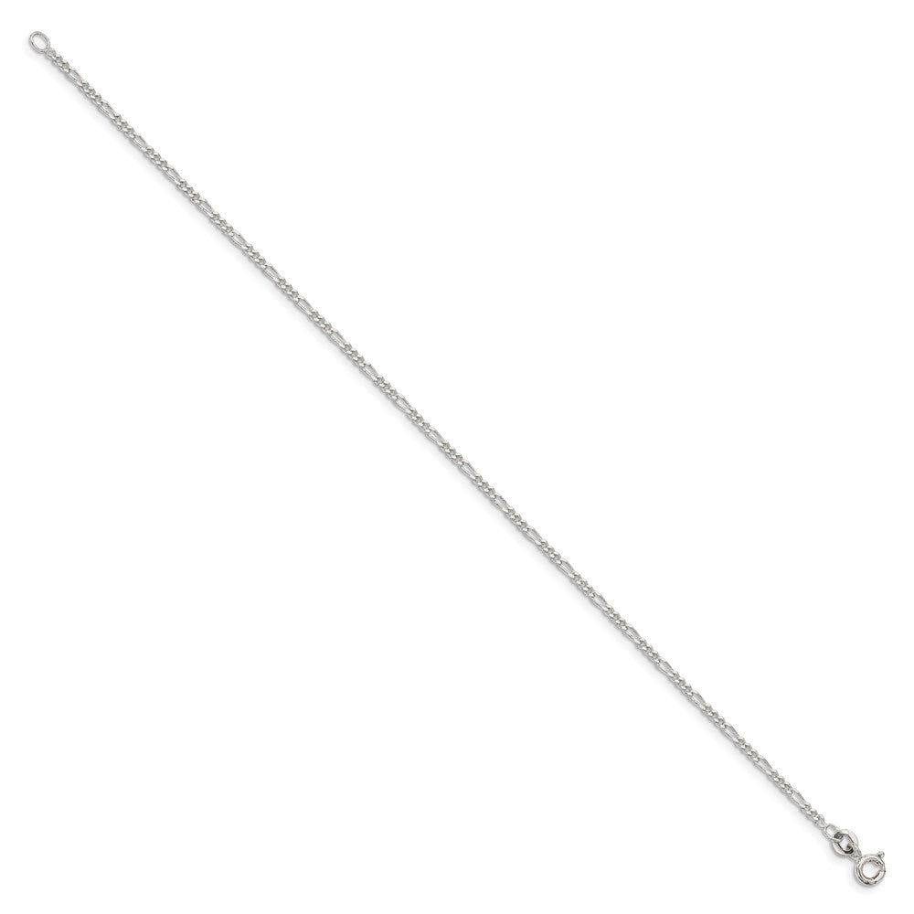 Sterlingsilber 1.75mm Figaro Kette Fußkettchen