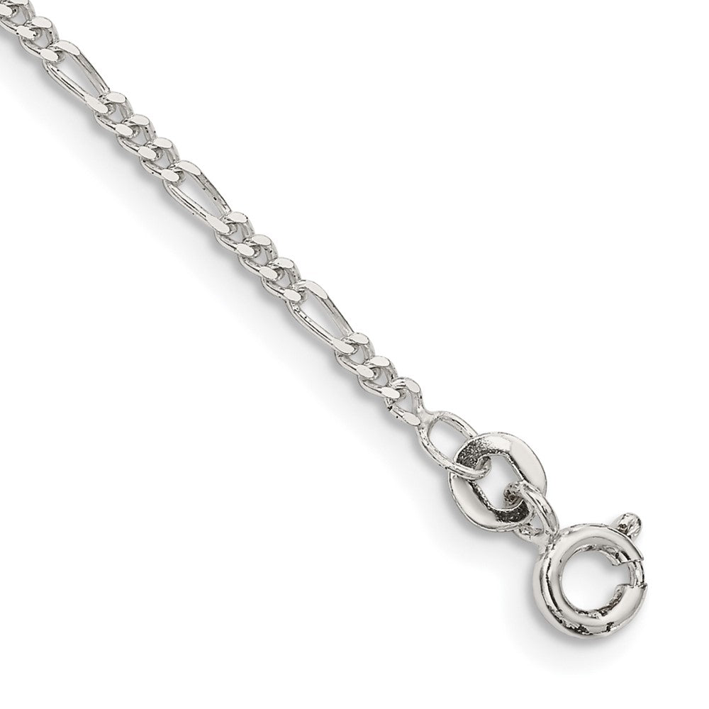 Sterlingsilber 1.75mm Figaro Kette Fußkettchen