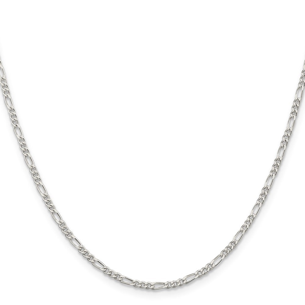 Sterlingsilber 2.25mm Figaro Halskette