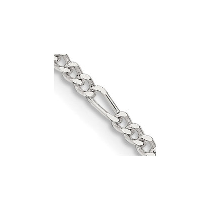 Sterlingsilber 2.25mm Figaro Kette Kinder Halskette