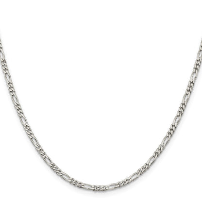 Sterlingsilber 2.85mm Figaro Kette Kinder Halskette