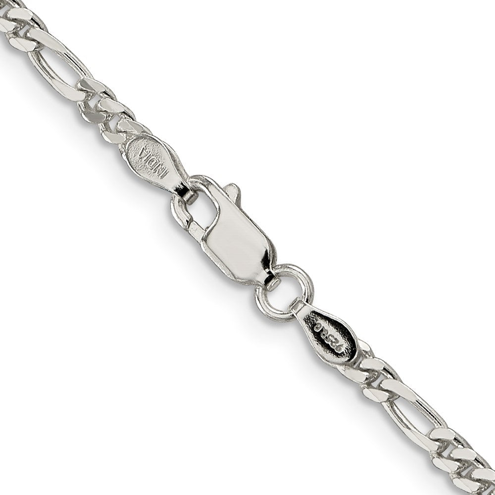 Sterlingsilber 2.85mm Figaro Kette Kinder Halskette