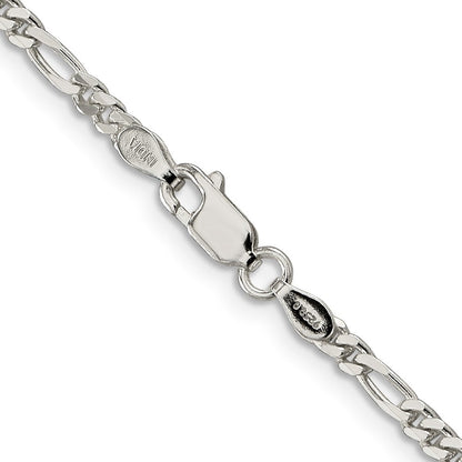 Sterlingsilber 2.85mm Figaro Halskette