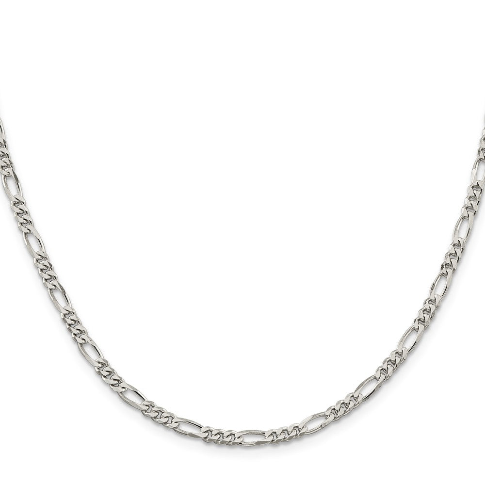 Sterlingsilber 3.5mm Figaro Halskette