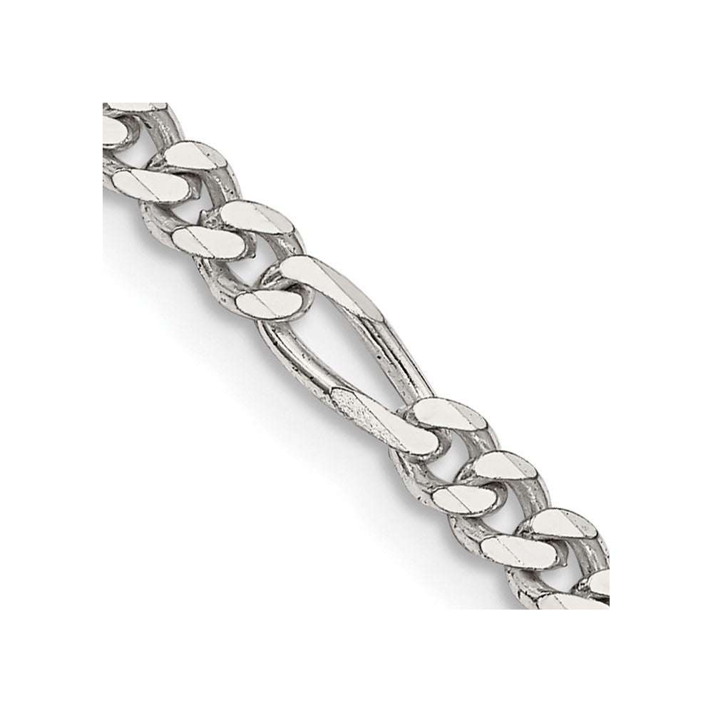 Sterlingsilber 3.5mm Figaro Halskette