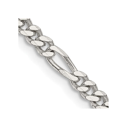 Sterlingsilber 3.5mm Figaro Halskette