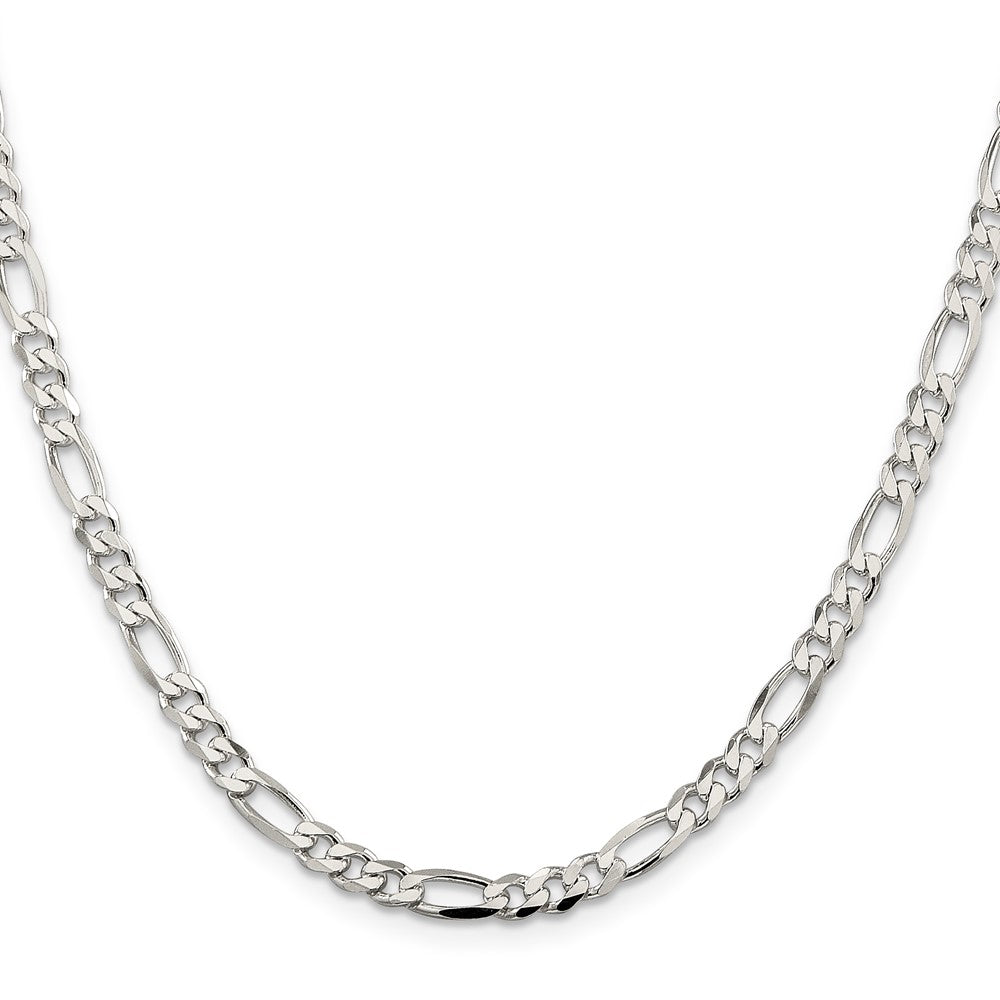 Sterlingsilber 4.5mm Figaro Halskette