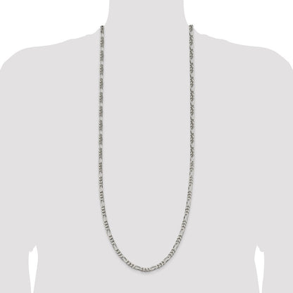 Sterlingsilber 5.5mm Figaro Halskette