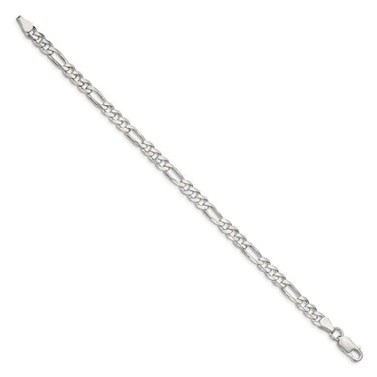 Sterlingsilber 5.5mm Figaro Gliederarmband