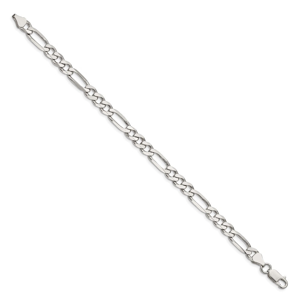 Sterlingsilber 6.75mm Figaro Gliederarmband