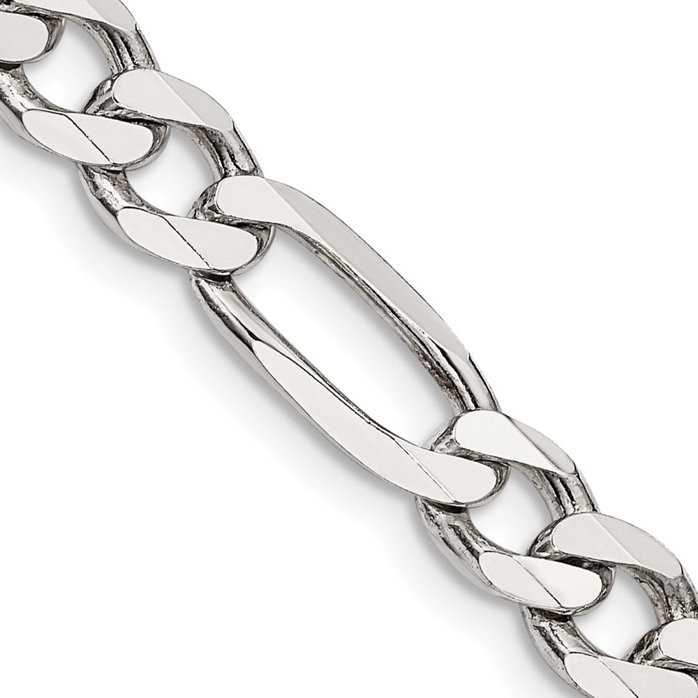 Sterlingsilber 6.75mm Figaro Halskette