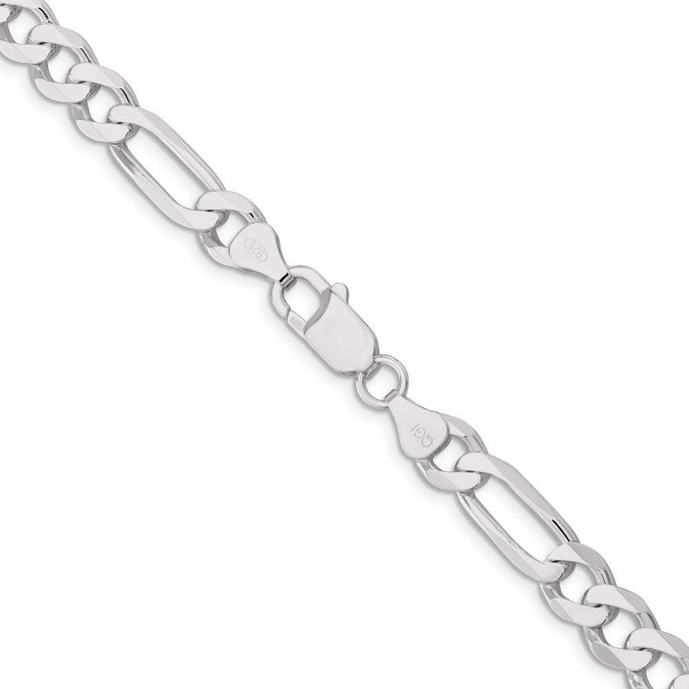 Sterlingsilber 7.5mm Figaro Halskette