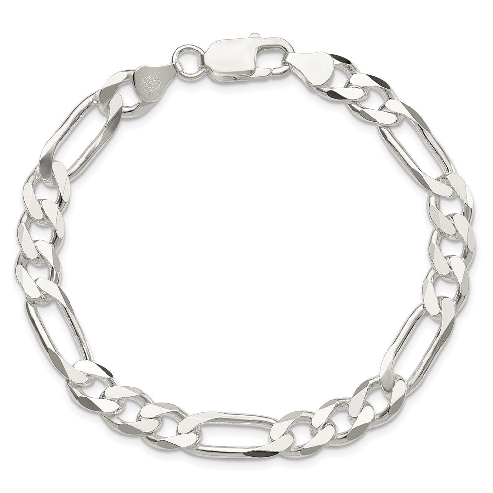 Sterlingsilber 7.5mm Figaro Gliederarmband