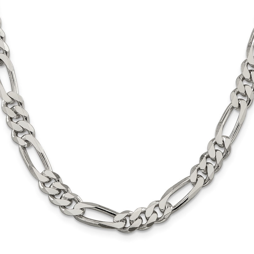 Sterlingsilber 8mm Figaro Halskette