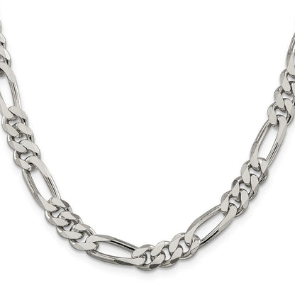 Sterlingsilber 8mm Figaro Halskette