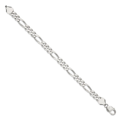 Sterlingsilber 8mm Figaro Gliederarmband