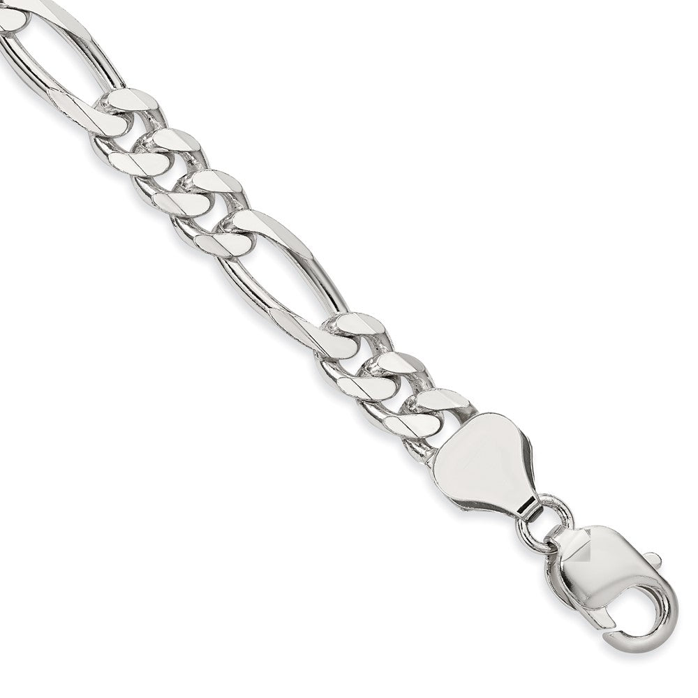 Sterlingsilber 8mm Figaro Gliederarmband