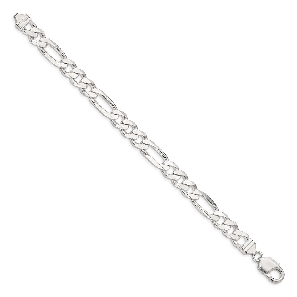 Sterlingsilber 9mm Figaro Gliederarmband