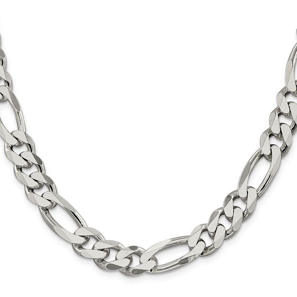 Sterlingsilber 10.75mm Figaro Halskette