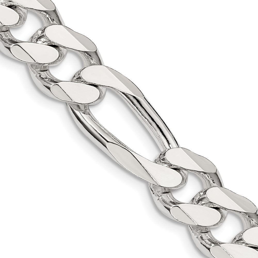 Sterlingsilber 10.75mm Figaro Halskette