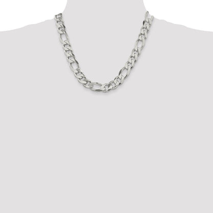 Sterlingsilber 13.5mm Figaro Halskette