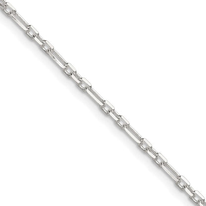 Sterlingsilber Diamantiert 2mm 3 Short Plus 1 Lang Ankerkette Glieder Kette