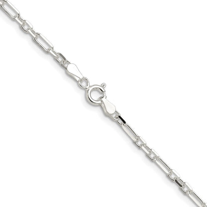 Sterlingsilber Diamantiert 3mm 3 Short Plus 1 Lang Ankerkette Glieder Kette