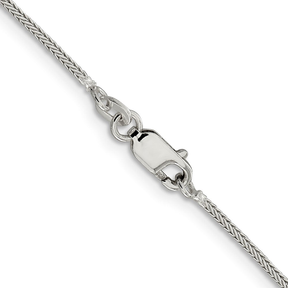 Sterlingsilber 1.25mm Diamantiert Rund Franco Halskette