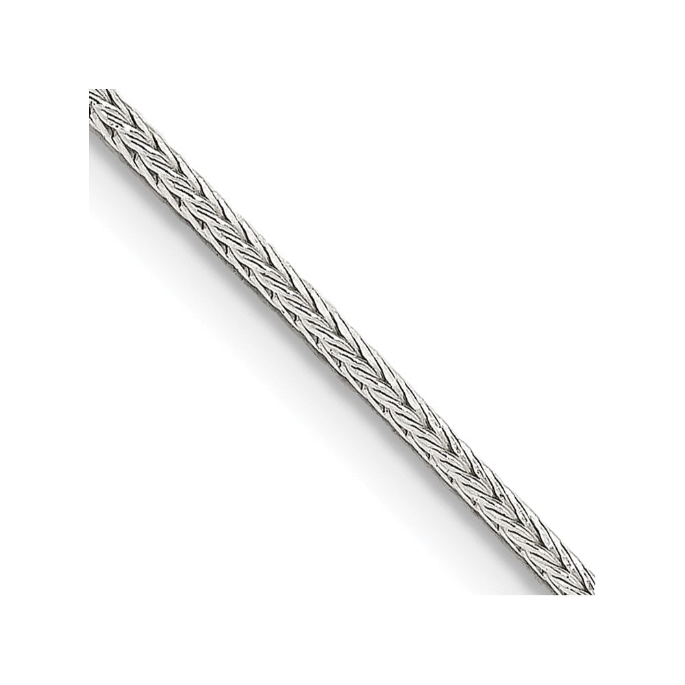 Sterlingsilber 1.25mm Diamantiert Rund Franco Halskette