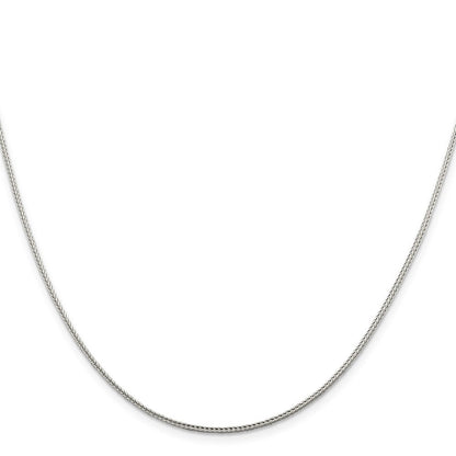 Sterlingsilber 1.45mm Diamantiert Rund Franco Halskette