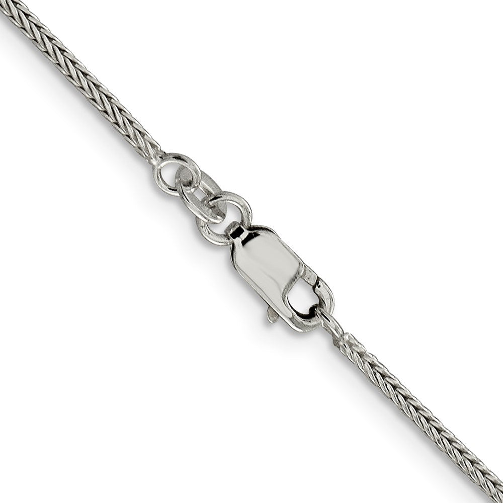 Sterlingsilber 1.45mm Diamantiert Rund Franco Halskette