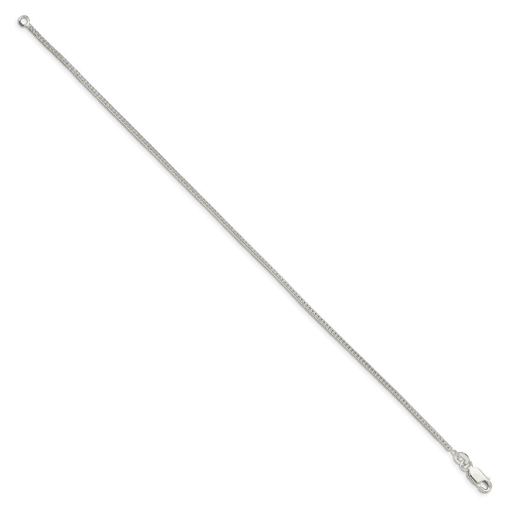Sterlingsilber 1.45mm Diamantiert Rund Franco Gliederarmband