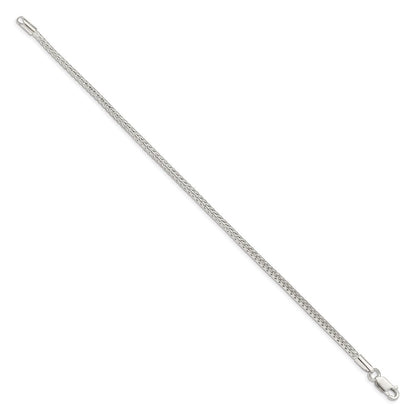 Sterlingsilber 2.5mm Diamantiert Rund Franco Gliederarmband