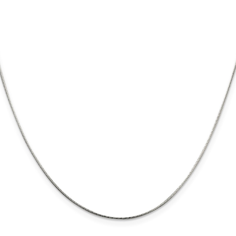 Sterlingsilber.85mm Diamantiert Schlange Halskette