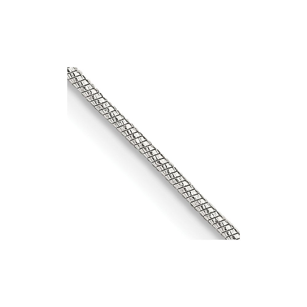 Sterlingsilber.85mm Diamantiert Schlange Halskette