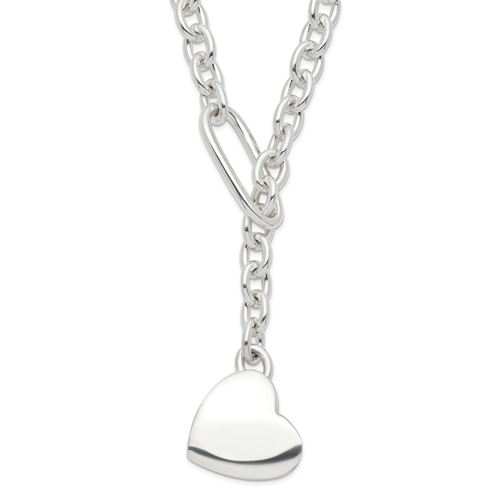 Sterlingsilber Herz Fantasieglieder Halskette