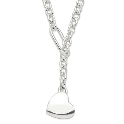 Sterlingsilber Herz Fantasieglieder Halskette