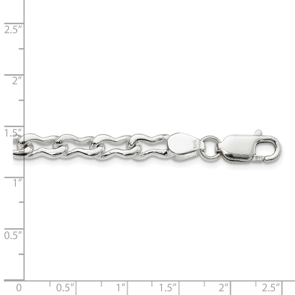 Sterlingsilber 6mm Fantasieglieder Halskette