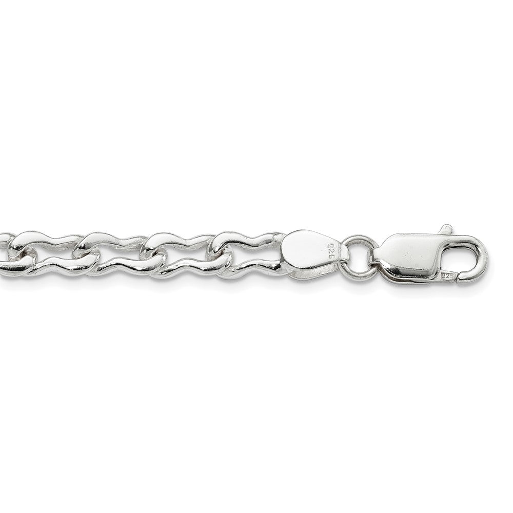 Sterlingsilber 6mm Fantasieglieder Halskette