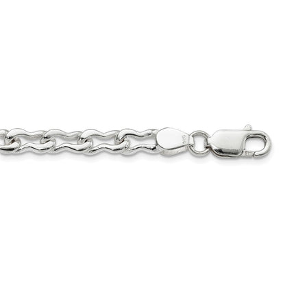 Sterlingsilber 6mm Fantasieglieder Halskette