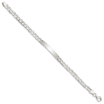 Sterlingsilber Baby Id Panzer Glieder Armband